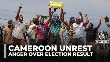 Protests sweep Cameroon after 92-year-old Paul Biya wins eighth term