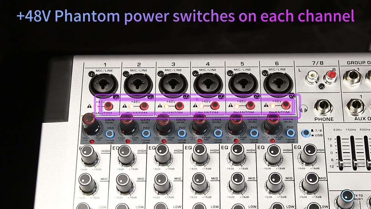 Depusheng AG8 8-Channel Audio Mixer Review – 99 DSP Effects, USB Recording & Dual AUX