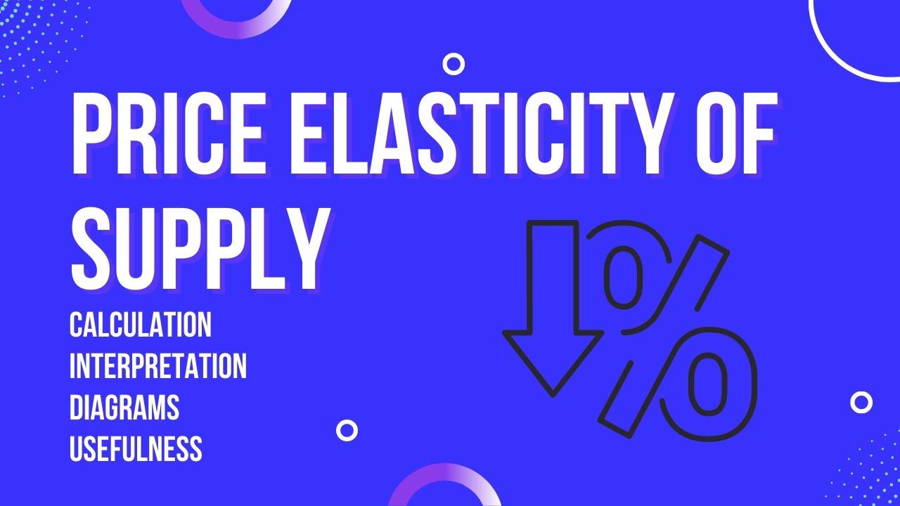 Price elasticity of supply YouTube