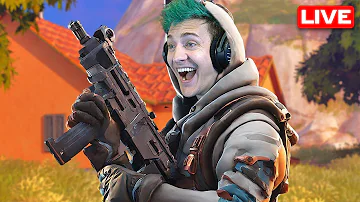 Ninja Dominating Fortnite Lobbies - Chapter 5 - Live