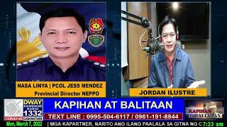 PANOORIN | PANAYAM KAY PCOL JESS MENDEZ, Provincial Director NEPPO