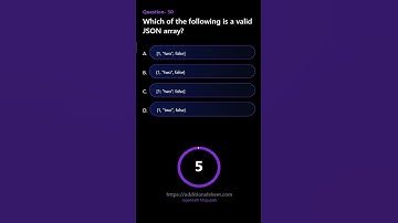Which of the following is a valid JSON array
