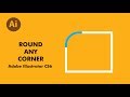 How To Round Any Corner || Adobe Illustrator CS6