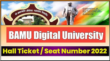 BAMU University Hall Ticket 2022| BAMU University Exam News#aurngabad @rohitvasave#bamuonline exam