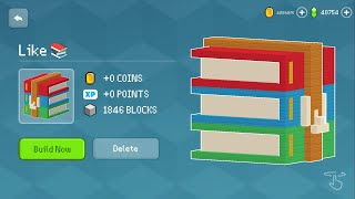 Books Stack House - Block Craft 3d: Building Simulator Games for Free screenshot 5