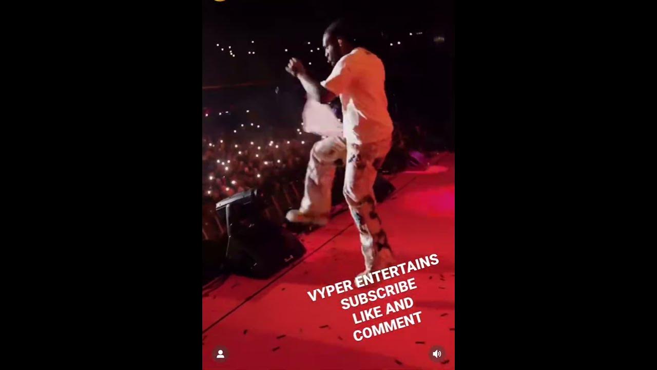 Burna Boy Wild Performing Asake Sungba Remix In Dublin,Ireland #burnaboy #asake #shorts #lovedamini