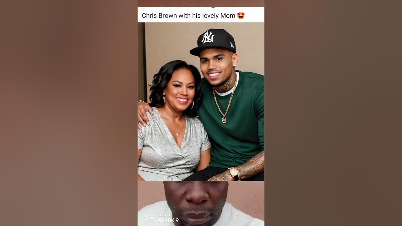 Chris Brown and mom #music #rap #love #newmusic #song #shorts