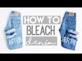 HOW TO: Bleach Denim (Thrifted Levi's)