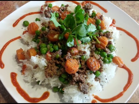 EASY Asian Oriental Style Recipe Tutorial How to cook ground beef with ...