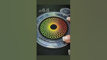 How many circles? 💈 Magic patterns Part 44 #shorts #spirograph #satisfying #asmr