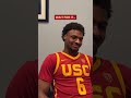 Bronny james shares his favorite player of all time usc shorts