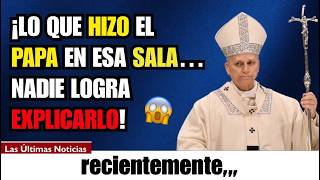 El papa León XIV hizo ESTO durante la oración y toda la sala quedó en silencio