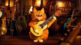 Kucing Musisi Bermain Gitar | Lagu Anak-Anak Ceria & Menggemaskan | Musik & Motivasi: MusikAnak 🎸✨🎤💖