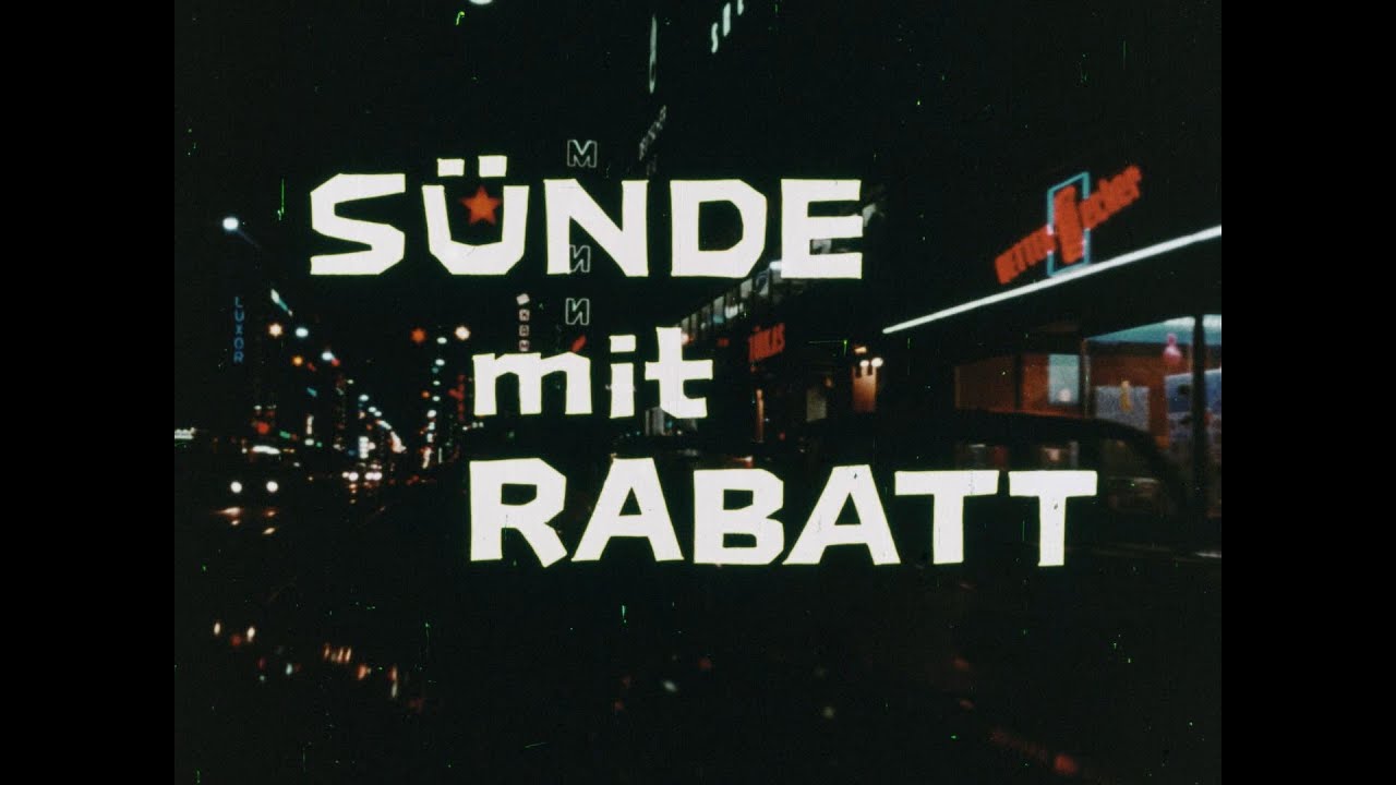 SÜNDE MIT RABATT (1968) Original-Vorspann - 35mm 2K-Abtastung