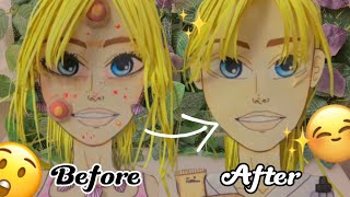 ASMR Skin Care on Barbie Paper Doll | FunBlindBag