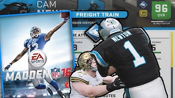 What If Madden 16 Cam Newton Was a Superstar X Factor With Freight Train? Madden 20 Experiment