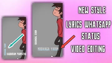 How to make Trending WhatsApp status video Using kinemaster application|Lyrics video Editing|Kinemas