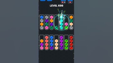 Ball Sort Puzzle nível 699 #games #puzzle #gaming #level #automobile #colors #pop #gameplay #gamer