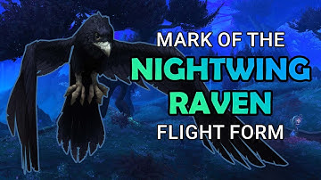 How To Get Mark of the Nightwing Raven | 9.1.5 New Druid Form Finally Discovered! 🙂
