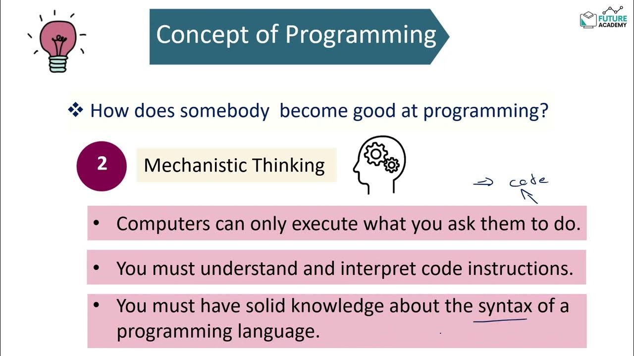 Section2 :Concept of Programming|Lec2: How to become good at ...