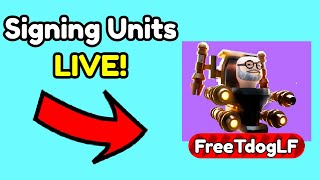 🔴 GIVING AWAY TITANS, SANDBOX AND SIGNING FOR EP 73 UPDATE! (TOILET TOWER DEFENSE)