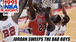 Michael Jordan Said He Could See Fear In 'Bad Boys' Pistons Eyes When The  Chicago Bulls Swept Them In The 1991 NBA Playoffs - Fadeaway World