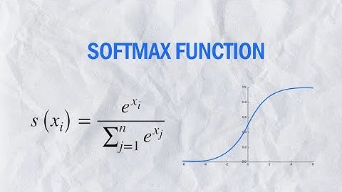 What exactly is a Softmax function?