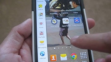 Samsung Galaxy S4 Multi-window/Multi-screen Mode (Three Screens)