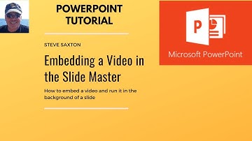 How to add a video into the slide master in Microsoft PowerPoint to display a subliminal message.