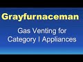 Venting for cat I gas appliances