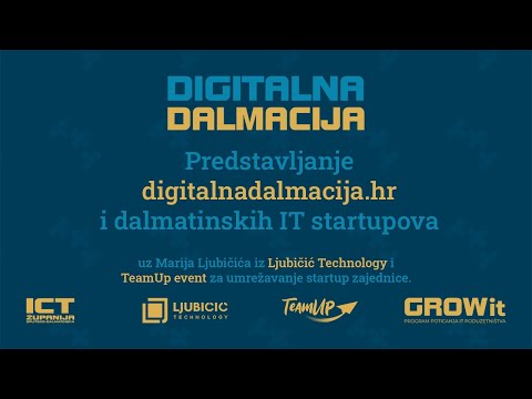 Predstavljanje digitalnadalmacija.hr i dalmatinskih IT startupova uz TeamUp