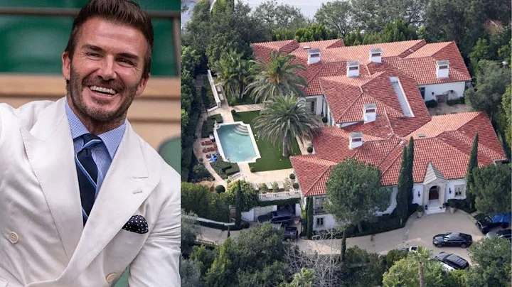 David BECKHAM Beverly Hills Mansion Aerial View
