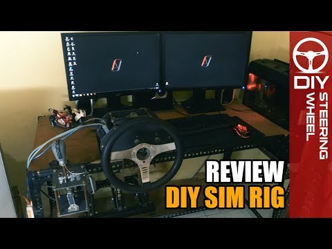 DIY Steering Wheel 200Watts DC Engine controlled by X-Sim constructed by  Cougarsymulations