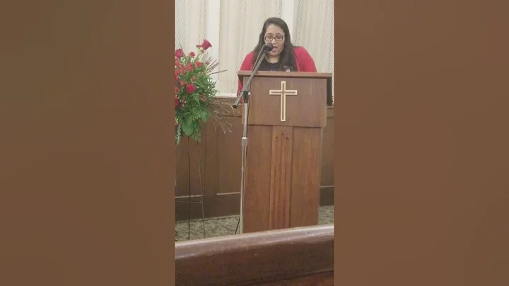 My wife Christina Arredondo singing at my grandma'...
