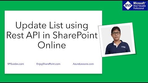 SharePoint Rest API - Update SharePoint List Title and Description