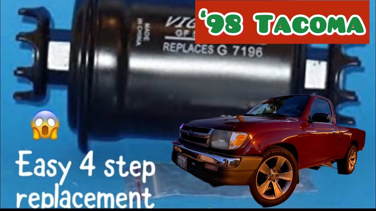 Tacoma ‘98 easy fuel filter replace #how #easy #tacoma - YouTube