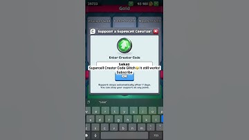 Supercell Creator Code Glitch!😎 (must try!) #shorts
