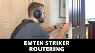 Emtek Striker Routering -  How To by Top Notch Finishing 1,711 views 3 years ago 3 minutes, 5 seconds