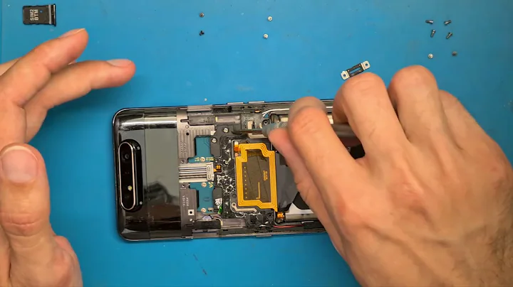 samsung a80 screen replacement and disassembly original display