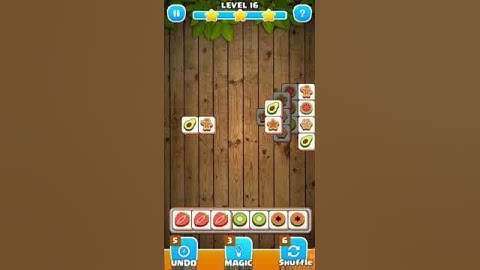 Tile match sweet classic triple matching puzzle gameplay  #levels 16 #like #subscribe #short video