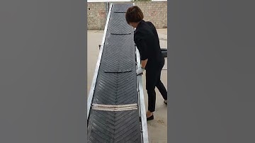 Folding conveyor belt, cement, fertilizer, feed easy loading and unloading truck