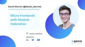 Micro-Frontends ​ with Module Federation​ by David Alecrim (@david_alecrim)​