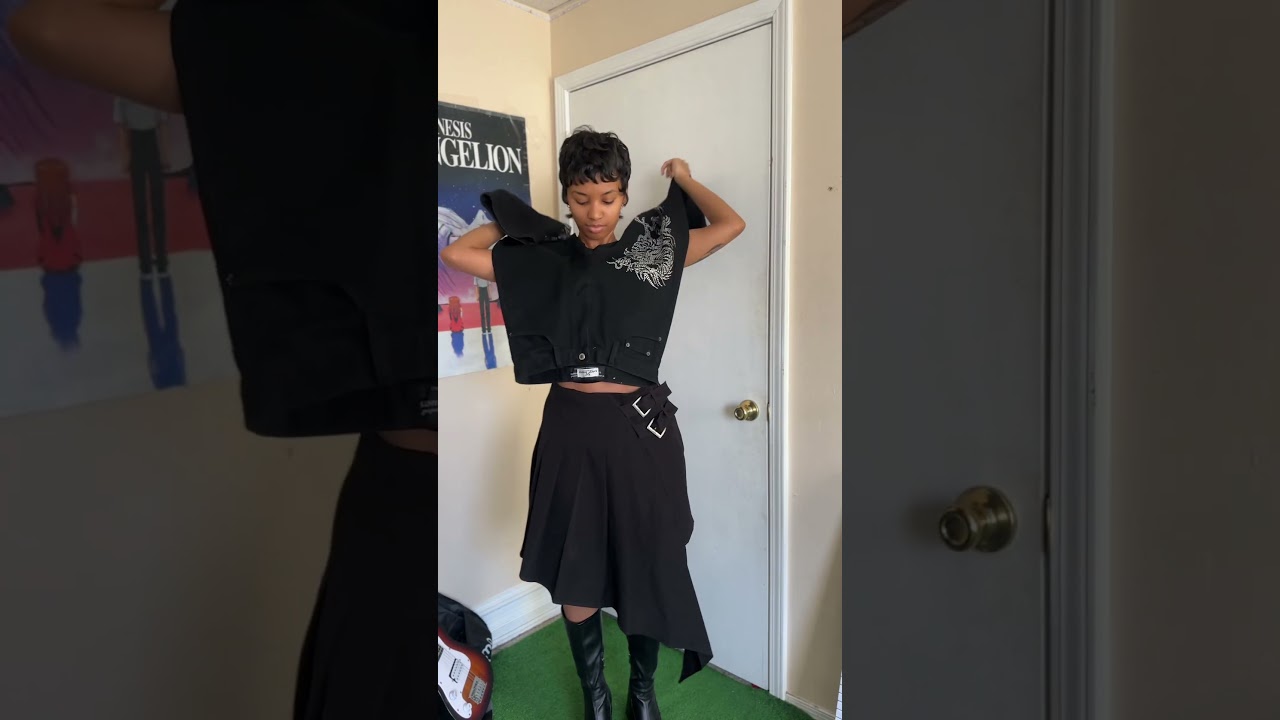 turning my pants into a shirt 🌟 