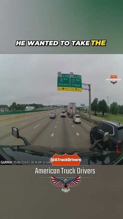 Cuts Off a Semi Just to Make the Exit — What’s Wrong with Drivers Like This?
