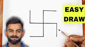 Swastika turns into Virat Kohli Drawing