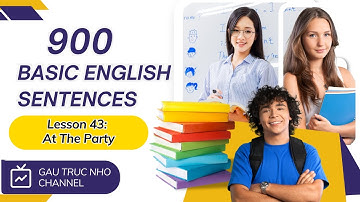 Les 43: Op het feest – 900 basiszinnen in het Engels | Dagelijks Engels gesprek #dailyenglish