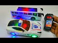 Rc bus unboxing  remote control police car  caar toy