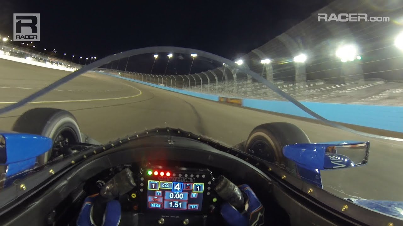 RACER IndyCar Deflector Test Visor Cam at Phoenix YouTube