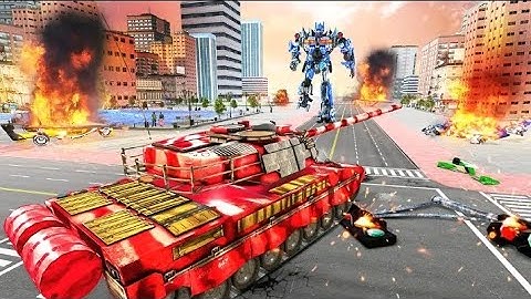 Tank Robot Car Game 2020 | Robot Dinosaur Games 3d