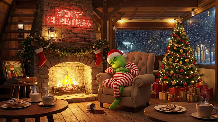 Best Christmas Music of All Time 🎄 Fireplace On, Christmas Playing